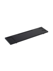 Handgefertigtes Premium Badewannen-Tablett „Mink“ aus massiven Eichenholz, 90 x 22 cm Aquanova