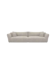 3-Sitzer Design Sofa „Monaco“ mit Bouclé-Bezug Bouclé Toffee BLOOMINGLOFT Collection