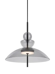 Geometrische LED Design Pendellampe „Bangkok“ Grau Maytoni