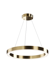 Pendelleuchte Saturno Messingfarben Max. 45 Watt 60/100-180 cm  