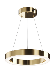 Pendelleuchte Saturno Messingfarben Max. 36 Watt 40/180 cm  