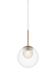Pendelleuchte Basic Form Goldfarben Max. 20 Watt 20/64,1 cm  