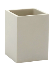 Hochwertiger Design Zahnputzbecher „Moon“ Beige Aquanova