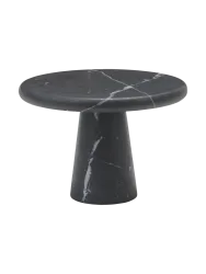 Handgefertigtes, luxuriöses Tablett „Nero Lux“ aus Marmor, Black Aquanova