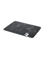 Handgefertigter, luxuriöser Badtablett „Nero Lux“ aus Marmor, Black Aquanova