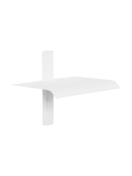 Spinder Design Wandregal Manta Weiss Stahl 28 cm 23 cm - Wandregal