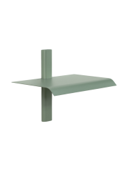 Spinder Design Wandregal Manta Grün Stahl 28 cm 23 cm - Farbe: Dusty Green - Wandregal