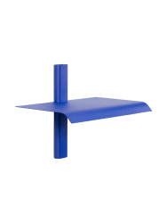 Spinder Design Wandregal Manta Blau Stahl 28 cm 23 cm - Wandregal