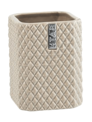 Zahnputzbecher „Marion“ 7.5 x 10 cm - Taupe Lene Bjerre