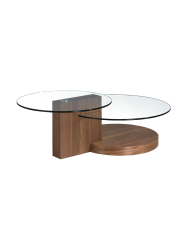 Grosser Design Couchtisch „Walnut“ Angel Cerdá