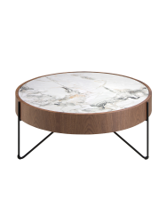 Runder Design Keramik Couchtisch „Millo“ Angel Cerdá