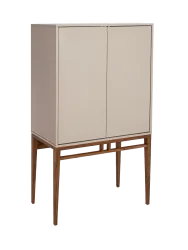 ANGEL CERDA - Hohe Anrichte in Beige und Nussbaum, One Size