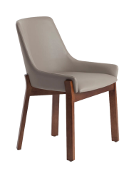 Design Stuhl „Katar“ mit Kunstlederbezug Angel Cerdá