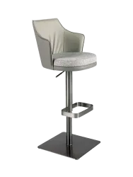 ANGEL CERDA - Drehbarer Hocker, One Size, Grau