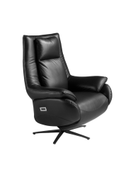 Drehbarer Echtleder Relaxsessel „Herby“ Angel Cerdá