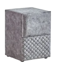 Premium Boxspringbett „Babylon“ inkl. Matratze & Topper, Liegefläche: 160 x 200 cm Grau ABC Bedding