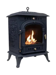 Design Bioethanol Kaminofen „Bergen“ Schwarz CACHFIRES