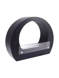 Design Bioethanol Kamin „Bogen“, schwarz CACHFIRES