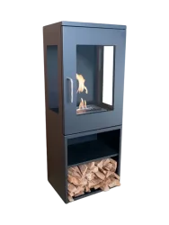 Design Bioethanol Kaminofen „Cheyenne“ Schwarz CACHFIRES