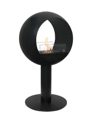 Design Bioethanol Kamin „Edmonton Tunnel“, freistehend Schwarz CACHFIRES