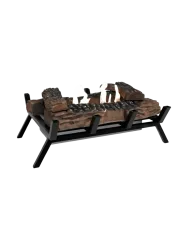 Design Bioethanol Feuerstelle“Grate M“ Schwarz CACHFIRES