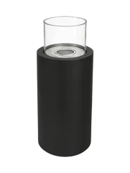Design Bioethanol Säulenkamin „Dualis“ - Schwarz CACHFIRES