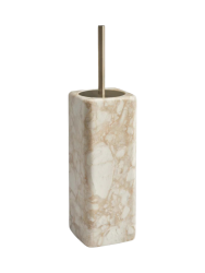 Handgefertigter, luxuriöser Toilettenbürstenhalter „Blake“ aus Marmor Aquanova