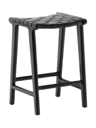 Handgefertigter, massiver Hocker „Calixta“ Kave Home