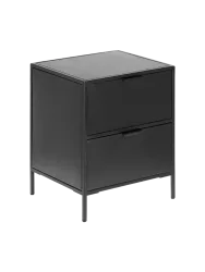 Design Nachttisch „Shanta“ aus Metall Kave Home