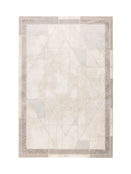 Hochwertiger Designer Teppich „Chalet 705“, Silver/Beige PIERRE CARDIN