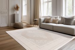 Hochwertiger Designer Teppich „Clairmont 901“, Ivory/Silver PIERRE CARDIN
