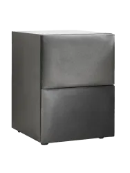 Premium Boxspringbett „Clara Grey“ inkl. Matratze & Topper Grau  160 x 200 cm BEDS SUPPLY