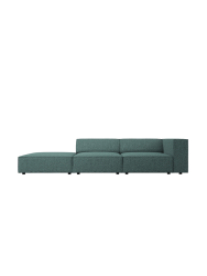 4-Sitzer Design Sofa „Arendal“ mit Ottomane chosen by Bloomingloft
