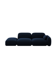 3-Sitzer Design Sofa „Sydney“ mit Ottomane chosen by Bloomingloft