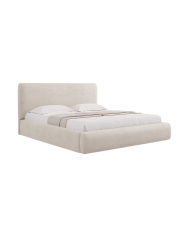 Design Polsterbett „Colonel“, Chenille Beige chosen by Bloomingloft