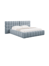 Design Polsterbett „Bali XL“ mit Ablagefach, Hellblau chosen by Bloomingloft
