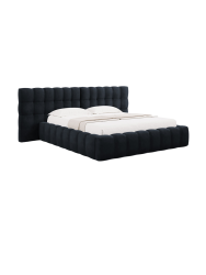 Design Polsterbett „Bali XL“ mit Ablagefach, Dunkelblau chosen by Bloomingloft