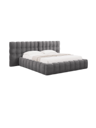 Design Polsterbett „Bali XL“ mit Ablagefach, Grau chosen by Bloomingloft