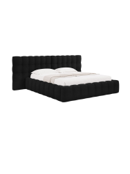 Design Polsterbett „Bali XL“ mit Ablagefach, Schwarz chosen by Bloomingloft