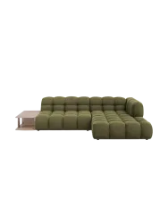 4-Sitzer Design Ecksofa „Sky“ mit Beistelltisch chosen by Bloomingloft