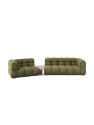 3-Sitzer Design Sofa „Sky“ mit Beistelltisch chosen by Bloomingloft