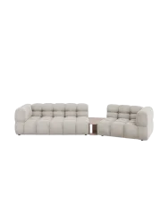 3-Sitzer Design Sofa „Sky“ mit Beistelltisch chosen by Bloomingloft