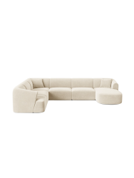 7-Sitzer Design Panorama-Sofa „Campi“ chosen by Bloomingloft