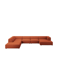 7-Sitzer Design Panorama-Sofa „Arendal“ chosen by Bloomingloft