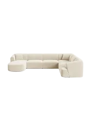 7-Sitzer Design Panorama-Sofa „Campi“ chosen by Bloomingloft