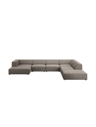 7-Sitzer Design Panorama-Sofa „Arendal“ chosen by Bloomingloft