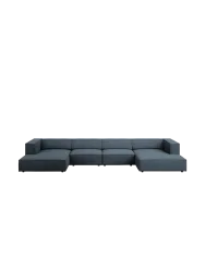 6-Sitzer Design Panorama-Sofa „Arendal“ chosen by Bloomingloft