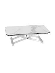 Höhenverstellbarer und ausziehbarer Design Ess- und Couchtisch „Enora“ Akante Design