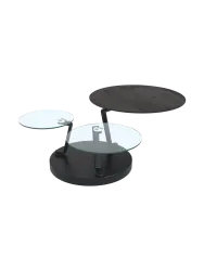 Ausziehbarer, flexibler Design Keramik Couchtisch „Boussole“ Akante Design