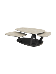3-teiliges Design Gartenliegen Set „York“ Higold